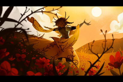 [Art Fight 2026] character credit: Azalaïs by Nalak-Bel